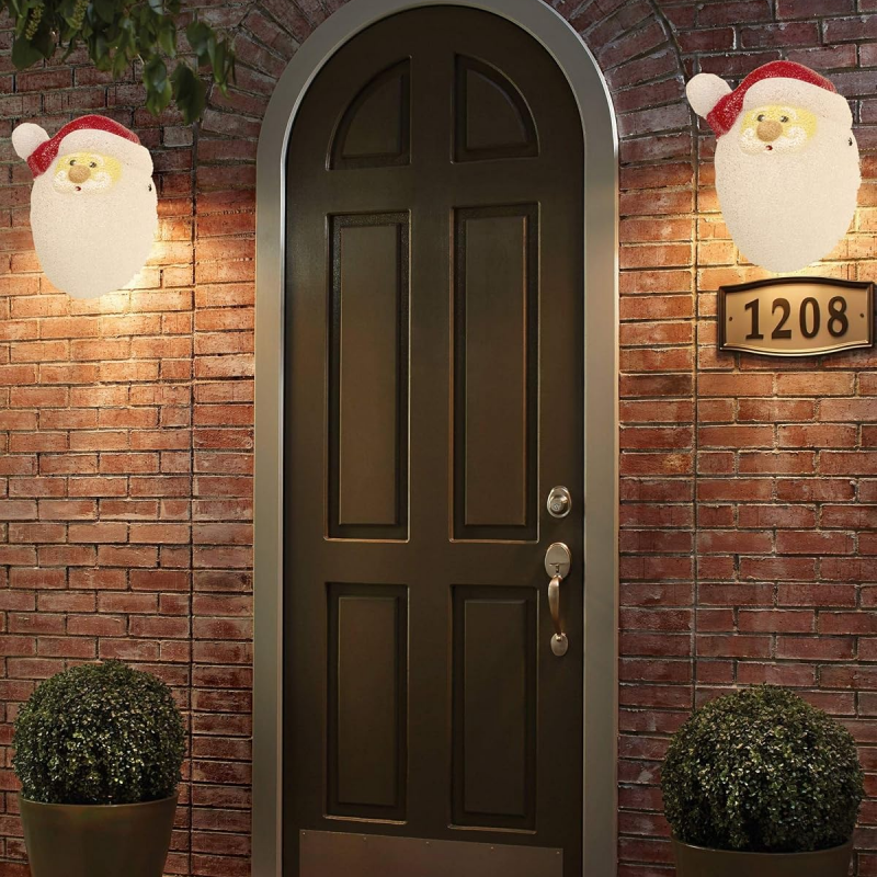 Christmas Santa Porch Light Cover