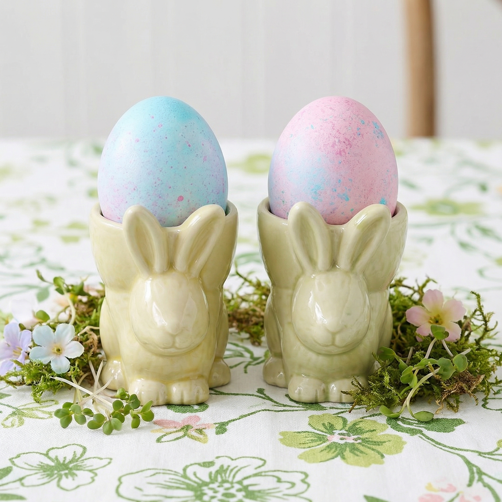 Easter Ceramic Bunny Egg Cup