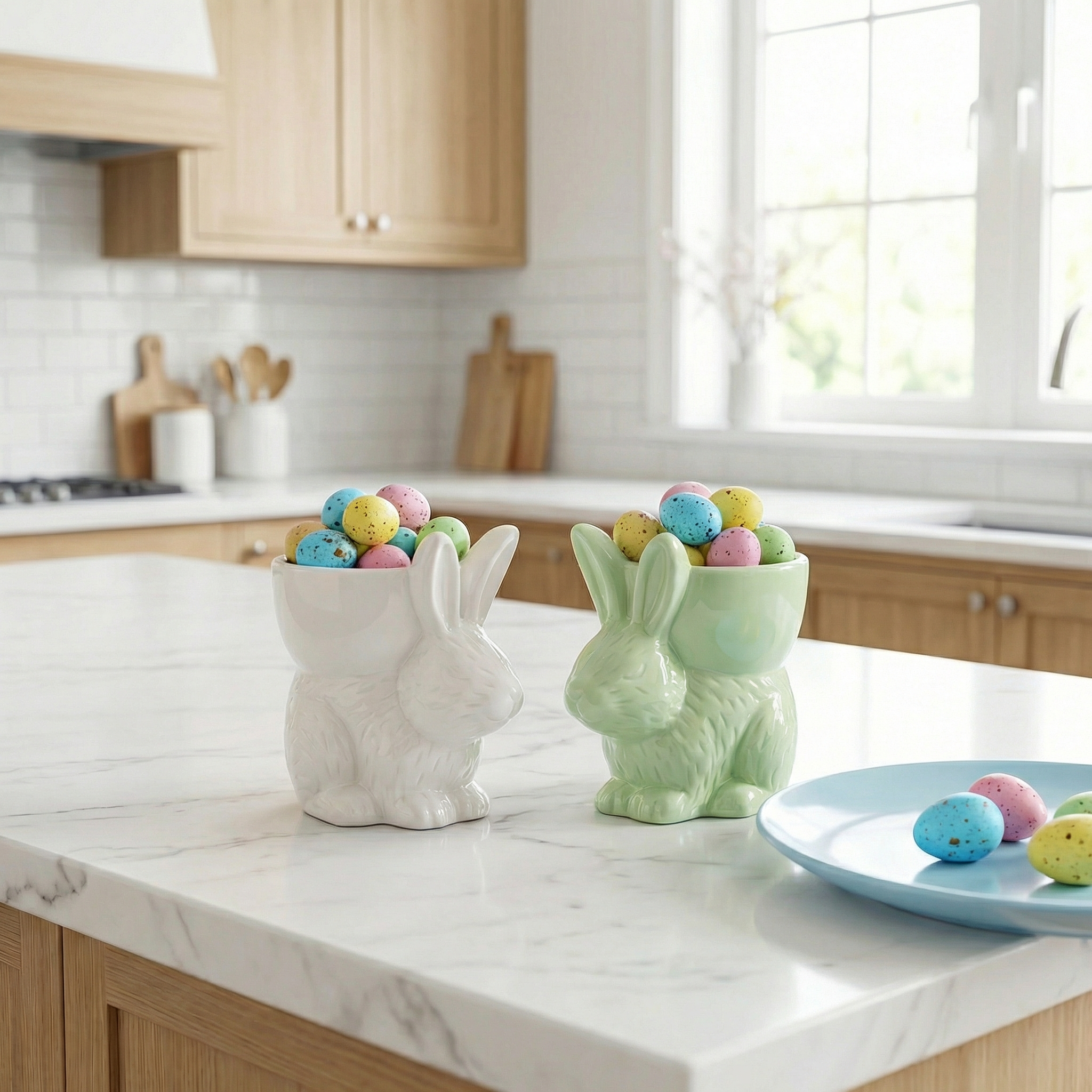 Easter Ceramic Bunny Egg Cup