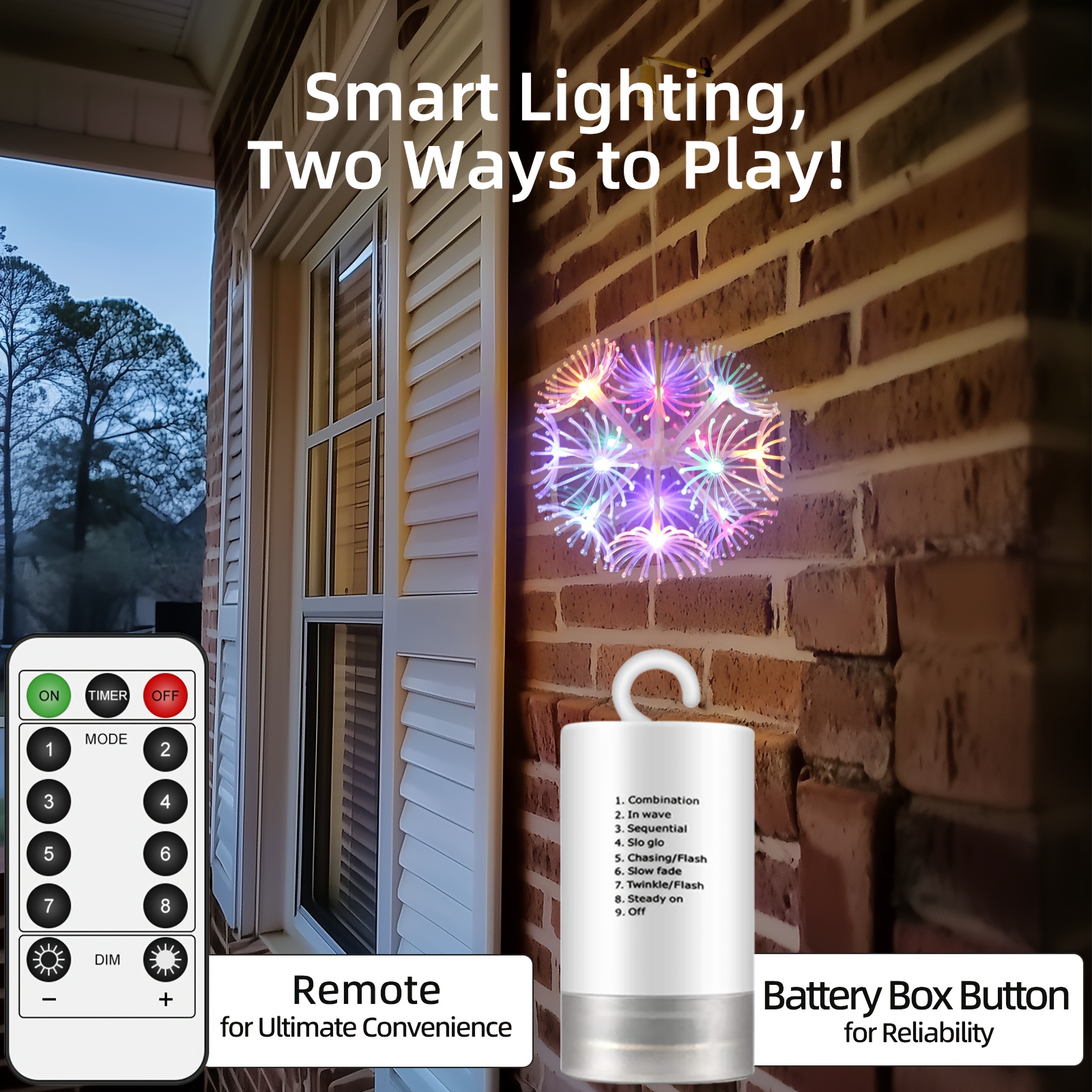 Christmas LED Dandelion Starburst Fairy Lights