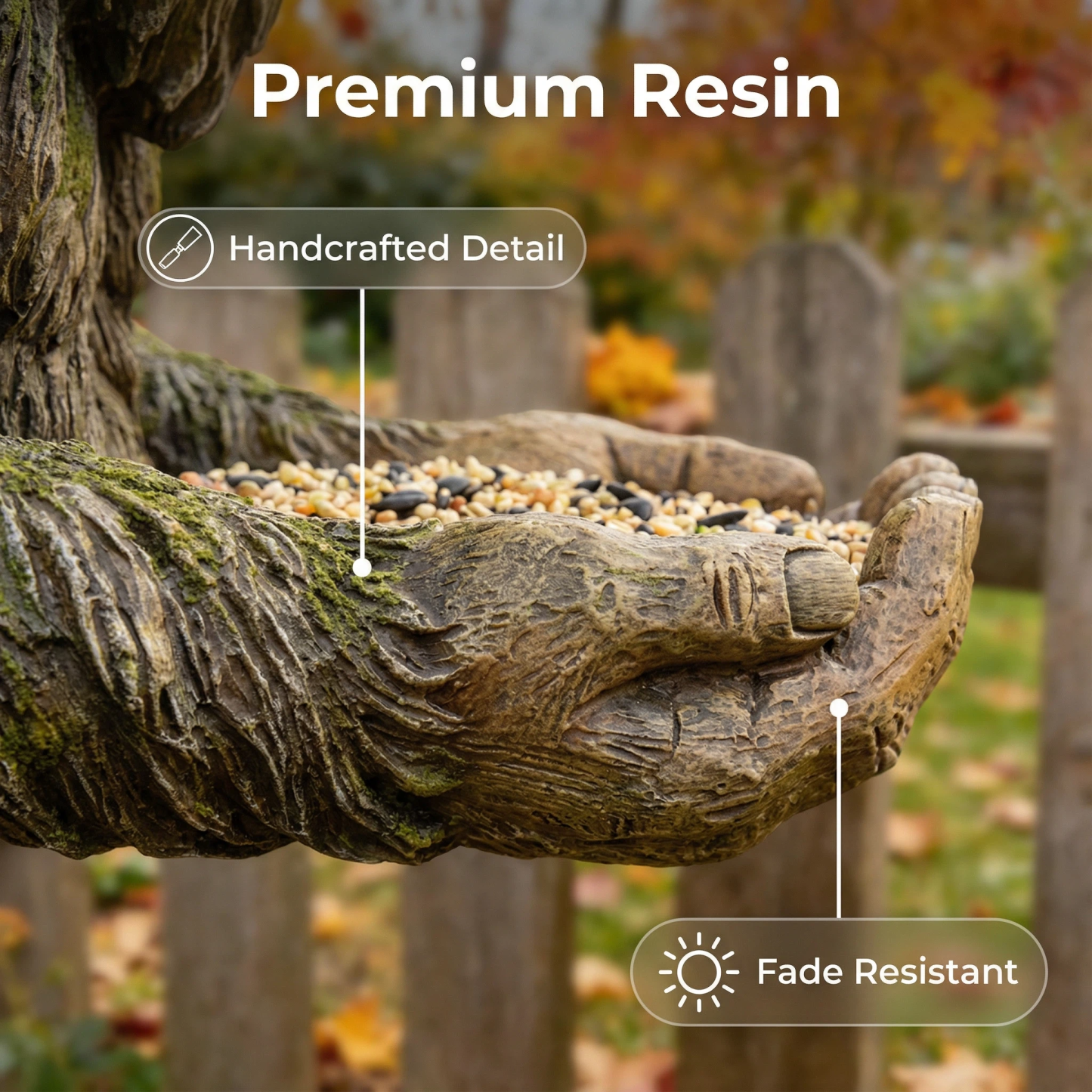 Forest Guardian Bird Feeder Sculpture