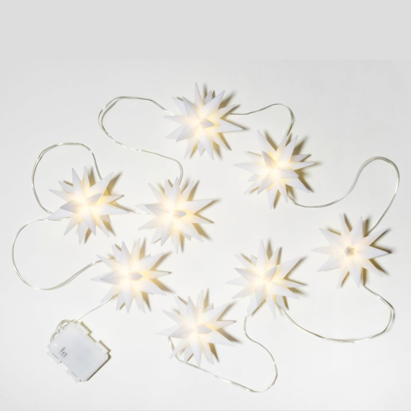 LED Moravian Star Christmas String Lights