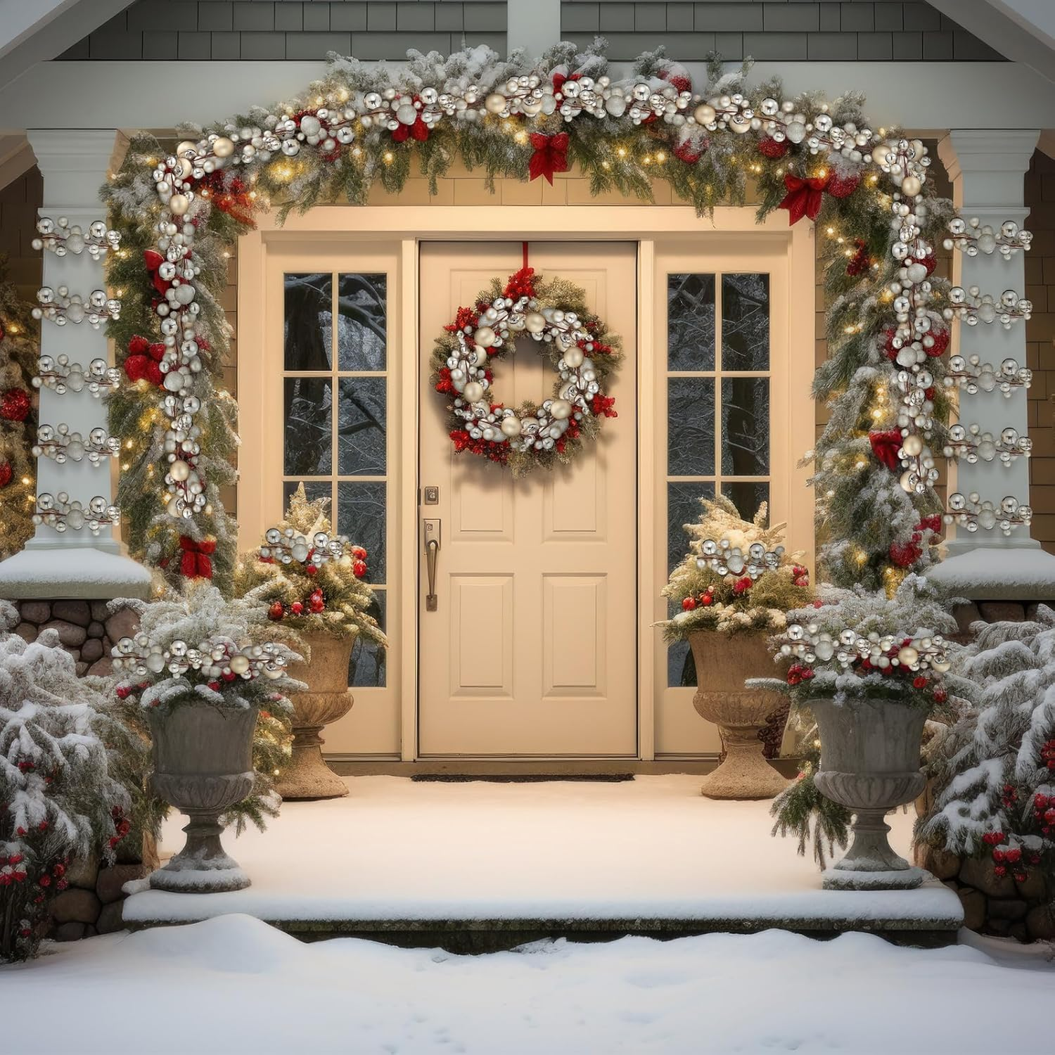 6FT Christmas Ball Ornament Garland