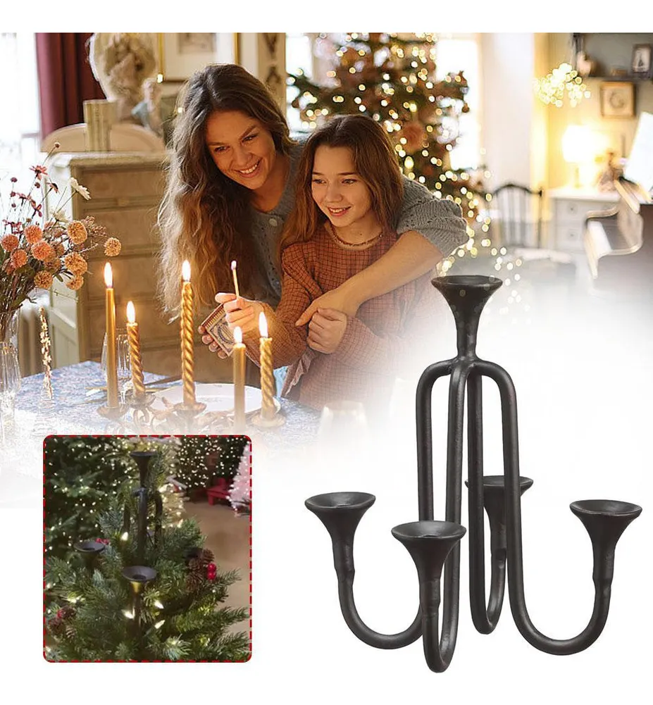 Vintage Christmas Tree Candelabra Topper