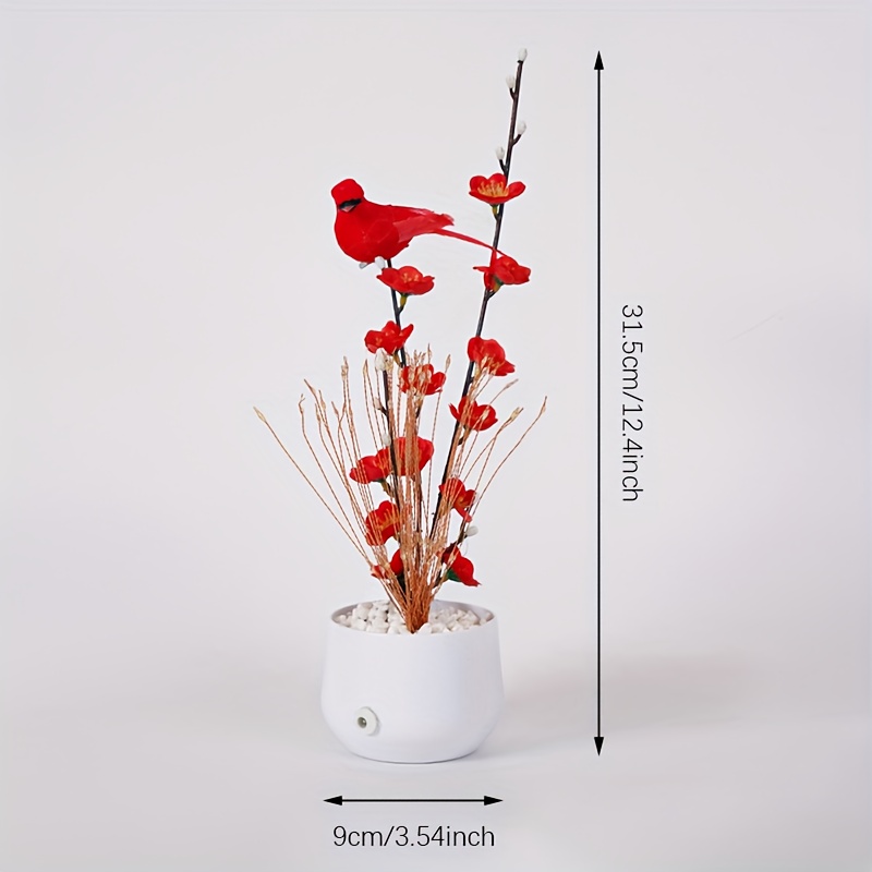 LED Northern Cardinal Christmas Tree Lamp