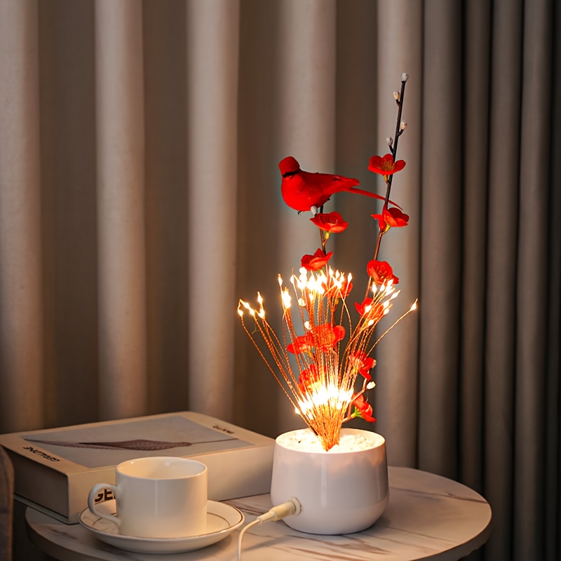 LED Northern Cardinal Christmas Tree Lamp