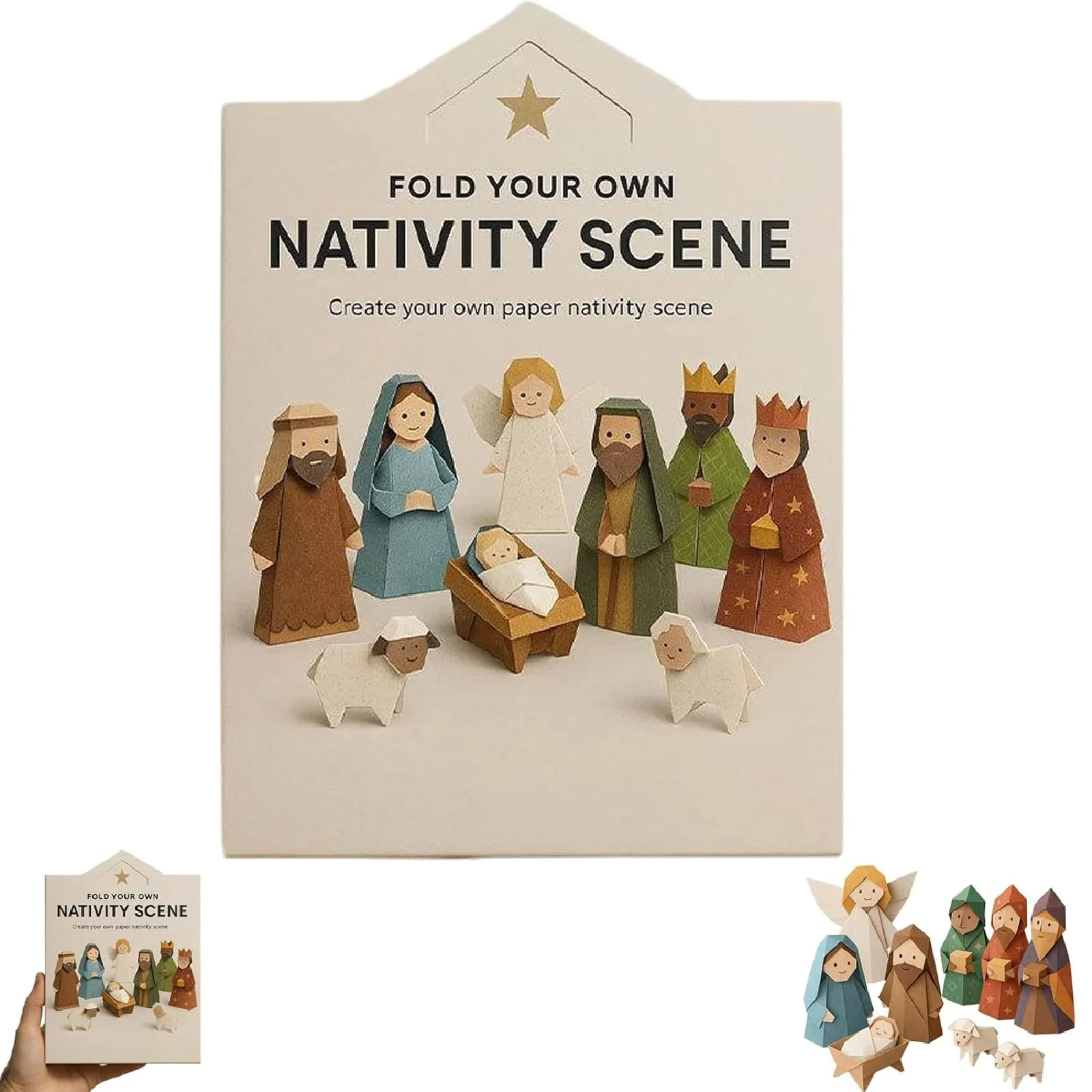 Christmas Origami Nativity Craft Kit