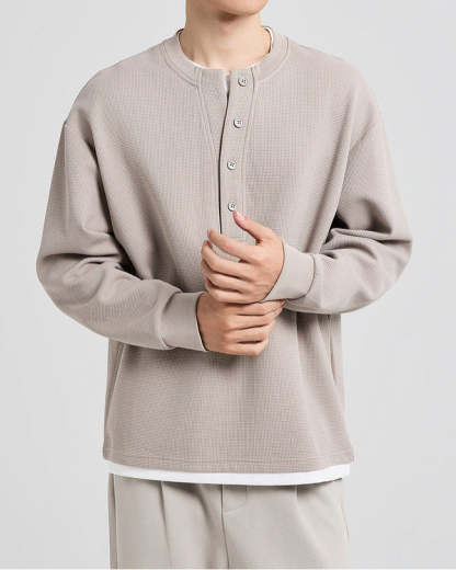 The Ashcroft Waffle Pullover Sweater