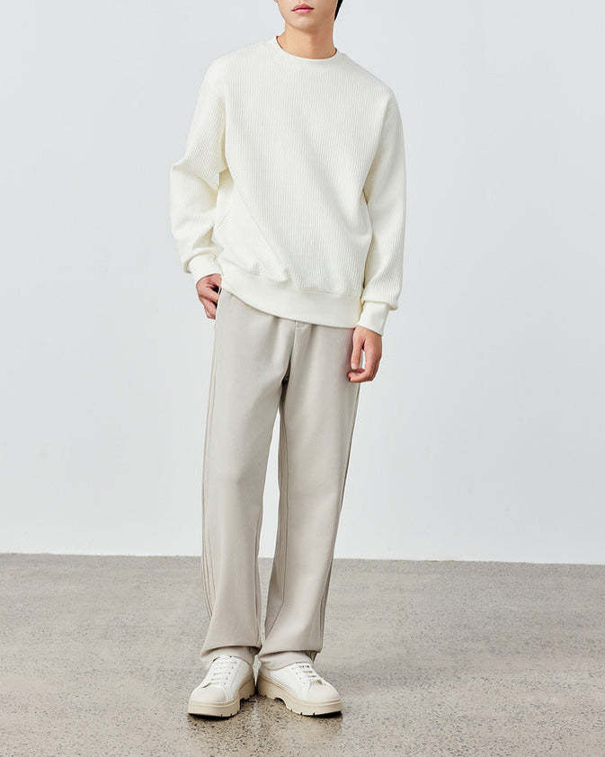 The Mimaike 320g Waffle Weave Knit Sweater