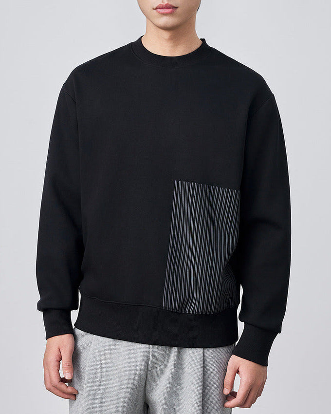 The Momeike Horizon Stripe Crewneck Sweater
