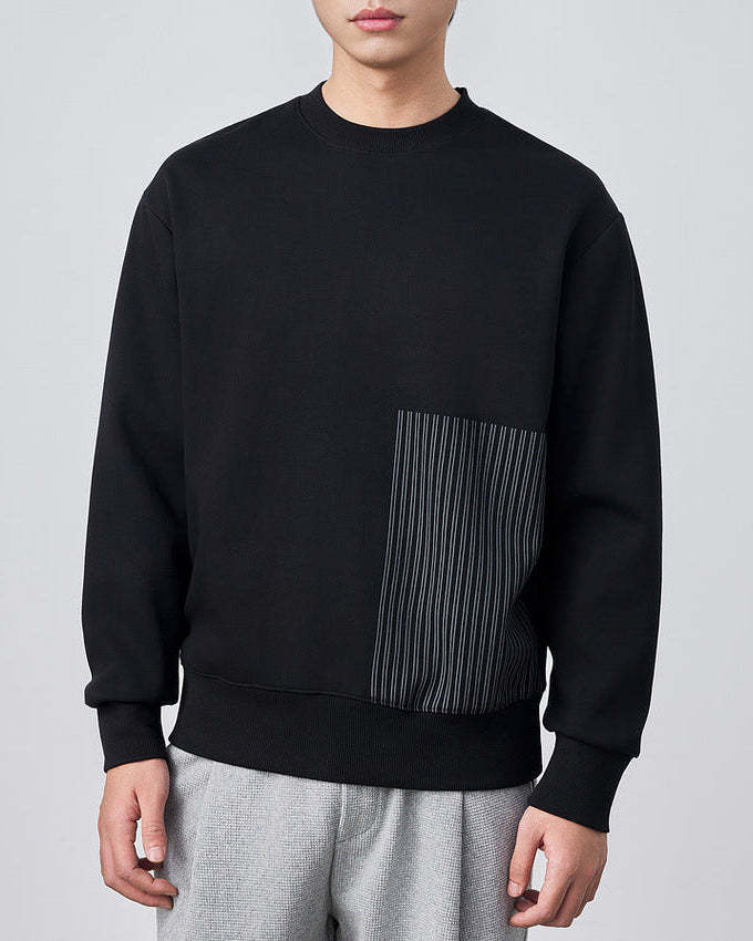 The Momeike Horizon Stripe Crewneck Sweater