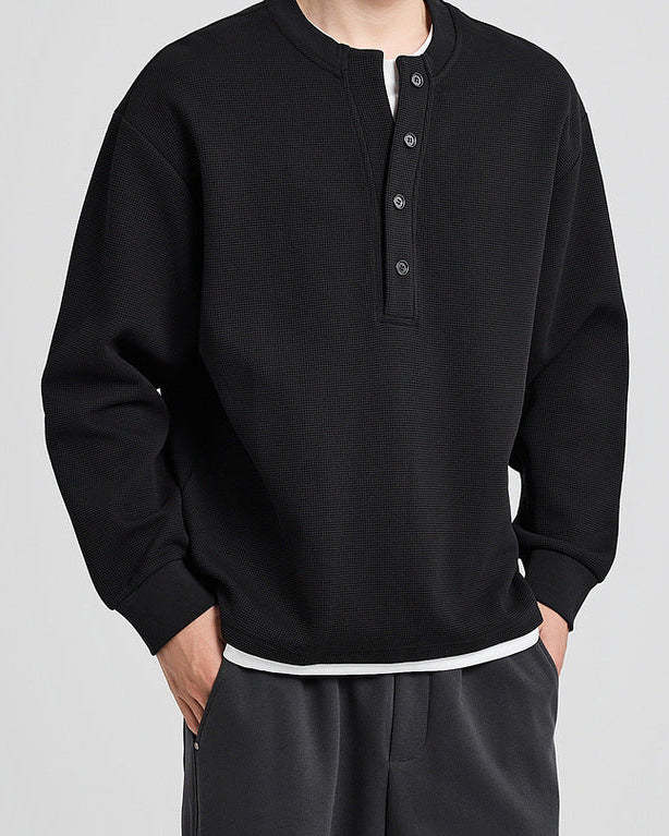 The Ashcroft Waffle Pullover Sweater