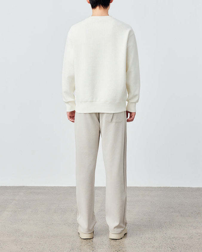 The Mimaike 320g Waffle Weave Knit Sweater