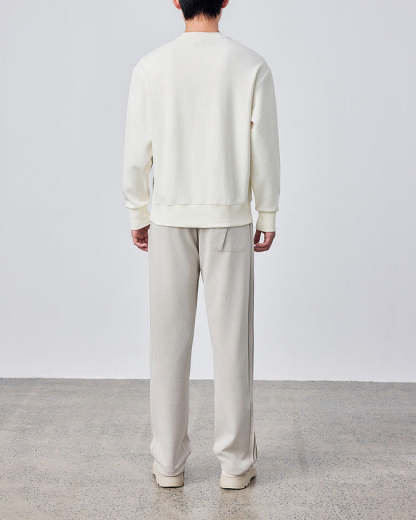 The Momeike Horizon Stripe Crewneck Sweater