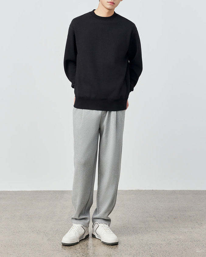 The Mimaike 320g Waffle Weave Knit Sweater