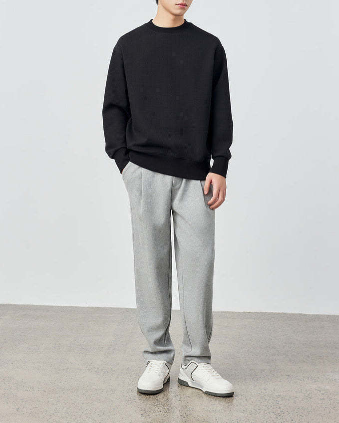 The Mimaike 320g Waffle Weave Knit Sweater