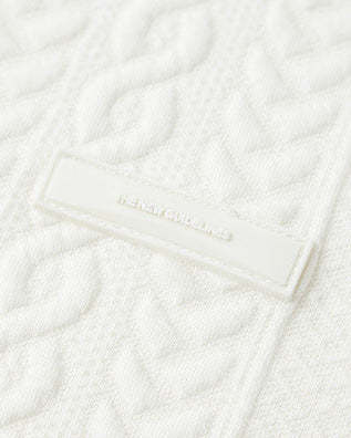 Textured Weave Cable Knit Sweater