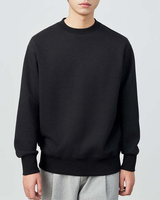 The Mimaike 320g Waffle Weave Knit Sweater