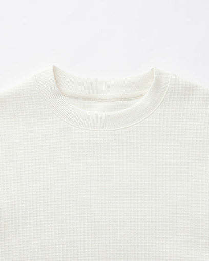 The Mimaike 320g Waffle Weave Knit Sweater