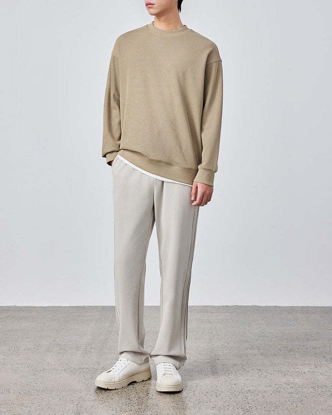 The Momeike Dual-Layer Waffle Knit Sweater