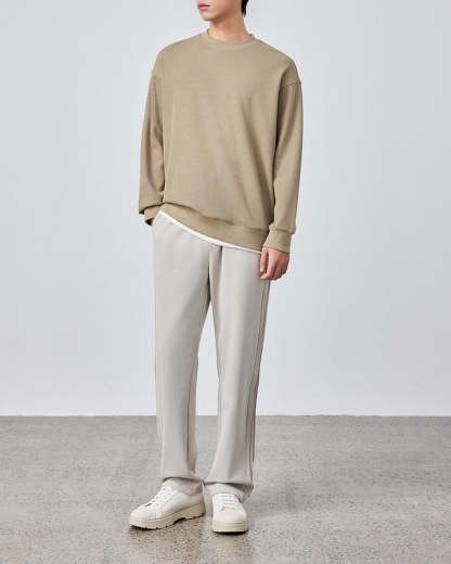 The Momeike Dual-Layer Waffle Knit Sweater