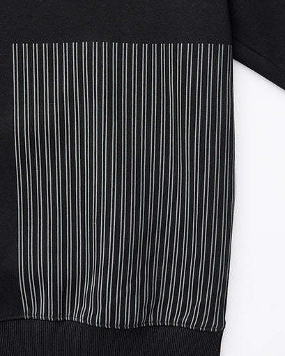 The Momeike Horizon Stripe Crewneck Sweater