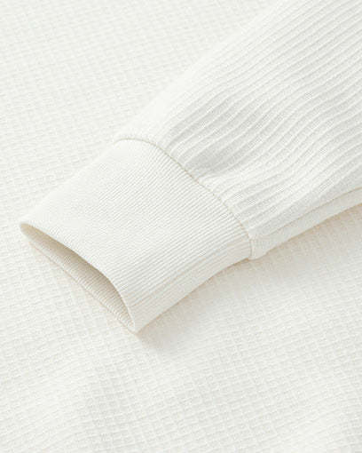 The Mimaike 320g Waffle Weave Knit Sweater