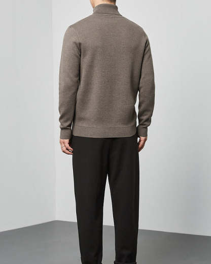 The Momeike Classic Solid Turtleneck Sweater