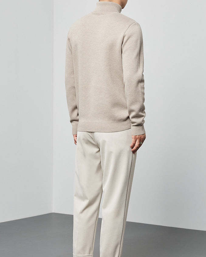 The Momeike Classic Solid Turtleneck Sweater