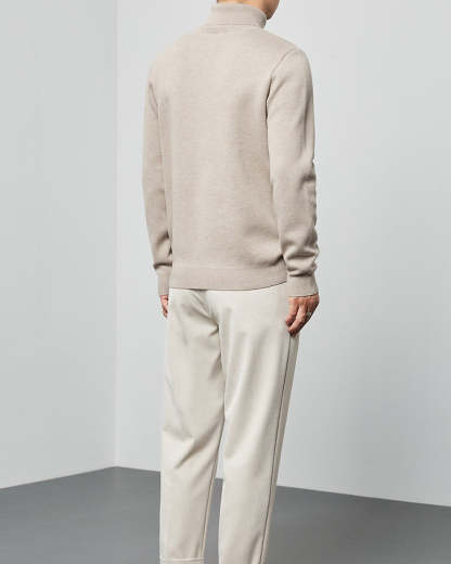 The Momeike Classic Solid Turtleneck Sweater