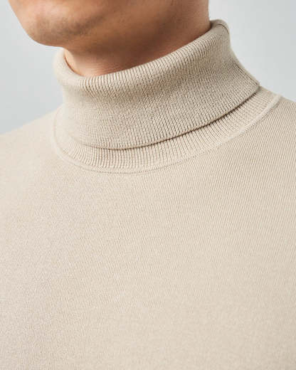 The Momeike Classic Solid Turtleneck Sweater