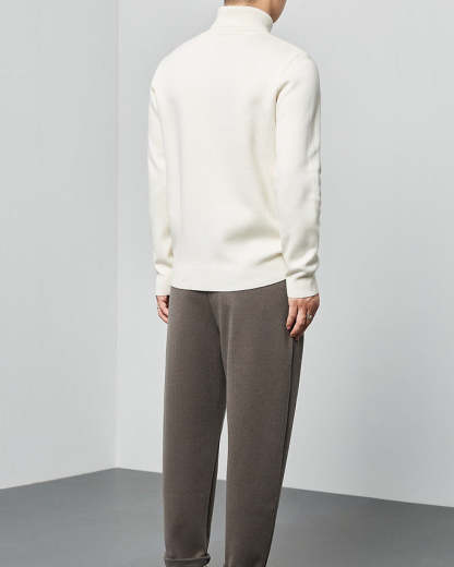 The Momeike Classic Solid Turtleneck Sweater