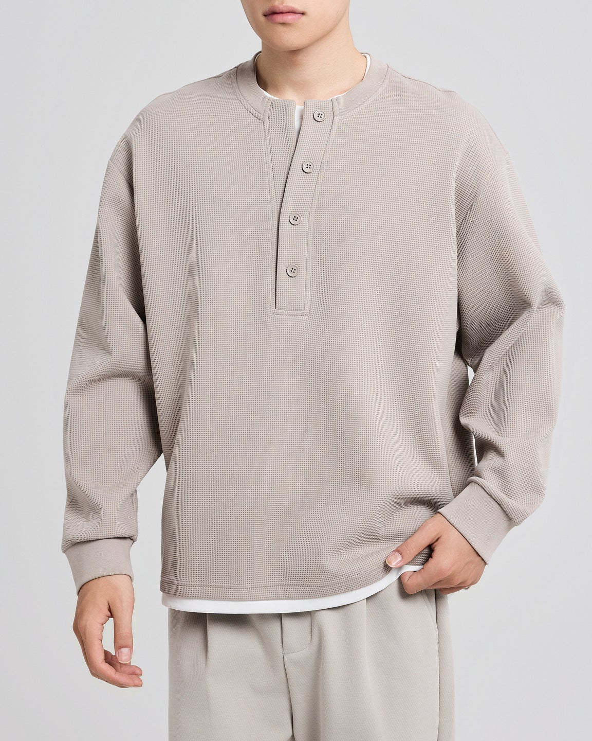 The Ashcroft Waffle Pullover Sweater