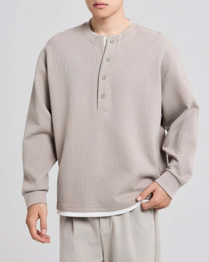 The Ashcroft Waffle Pullover Sweater