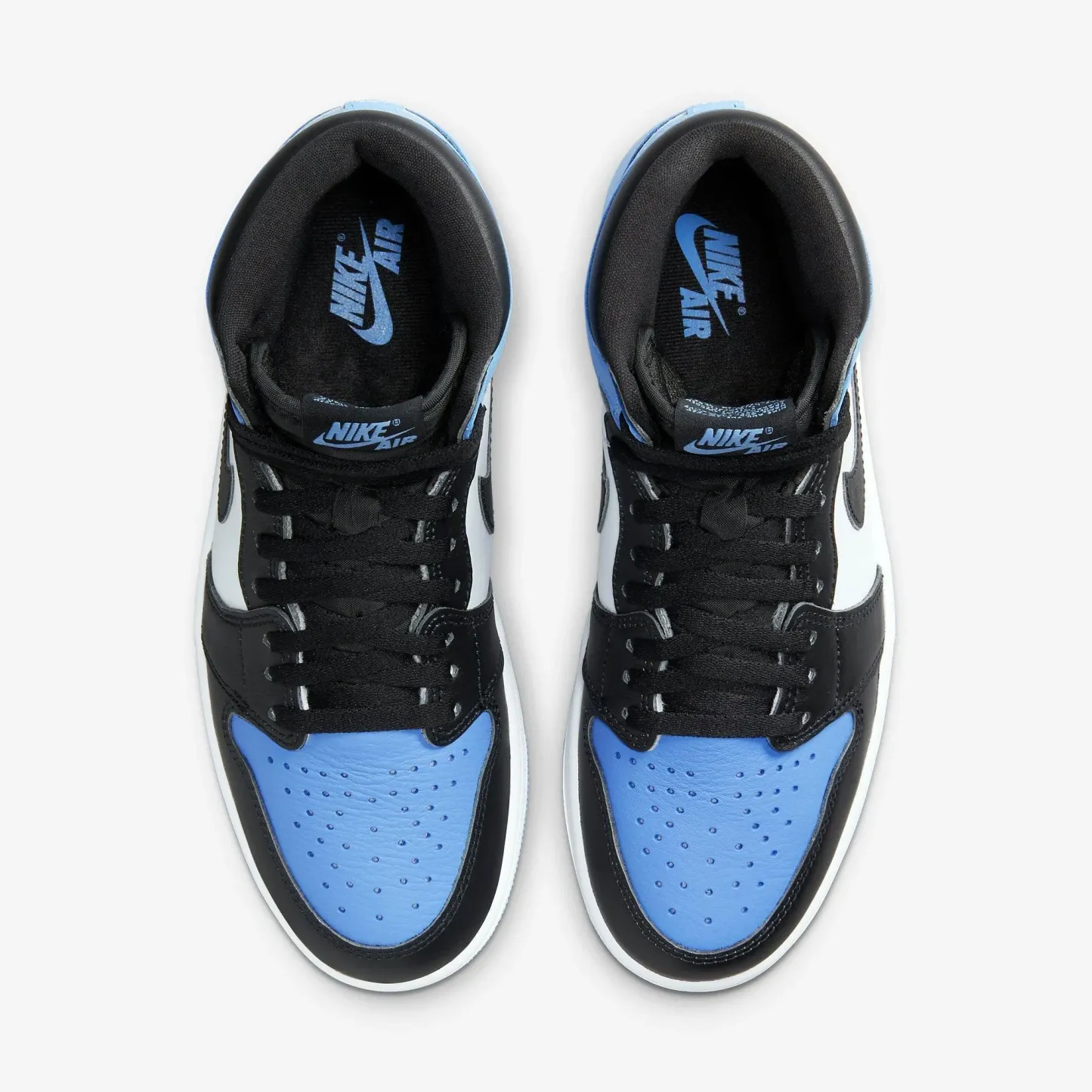 (Men's) Aithtr Jordthtan 1 Retro High OG 'UNC / University Blue Toe' (2023) DZ5485-400