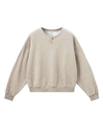 The Contour Henley Fleece Sweater