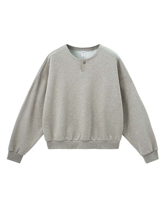 The Contour Henley Fleece Sweater