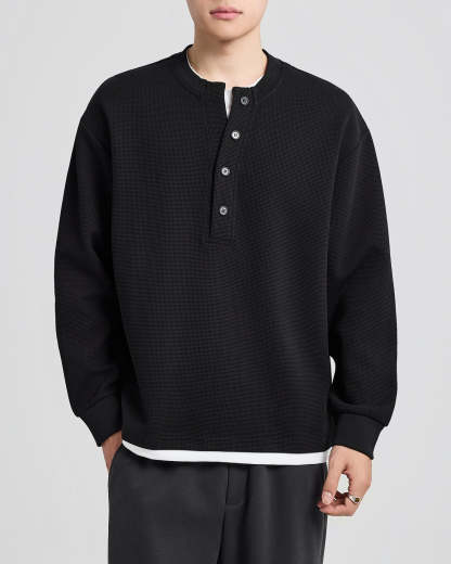 The Ashcroft Waffle Pullover Sweater