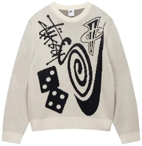(BLACK&WHITE) Stüssy x Nike Icon Knit Sweater