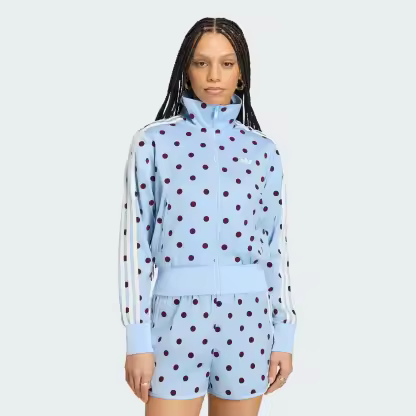 SATIN POLKA DOTS TT Track Top