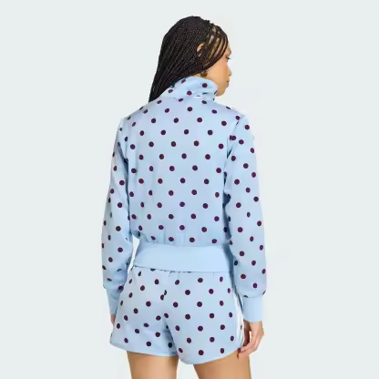 SATIN POLKA DOTS TT Track Top