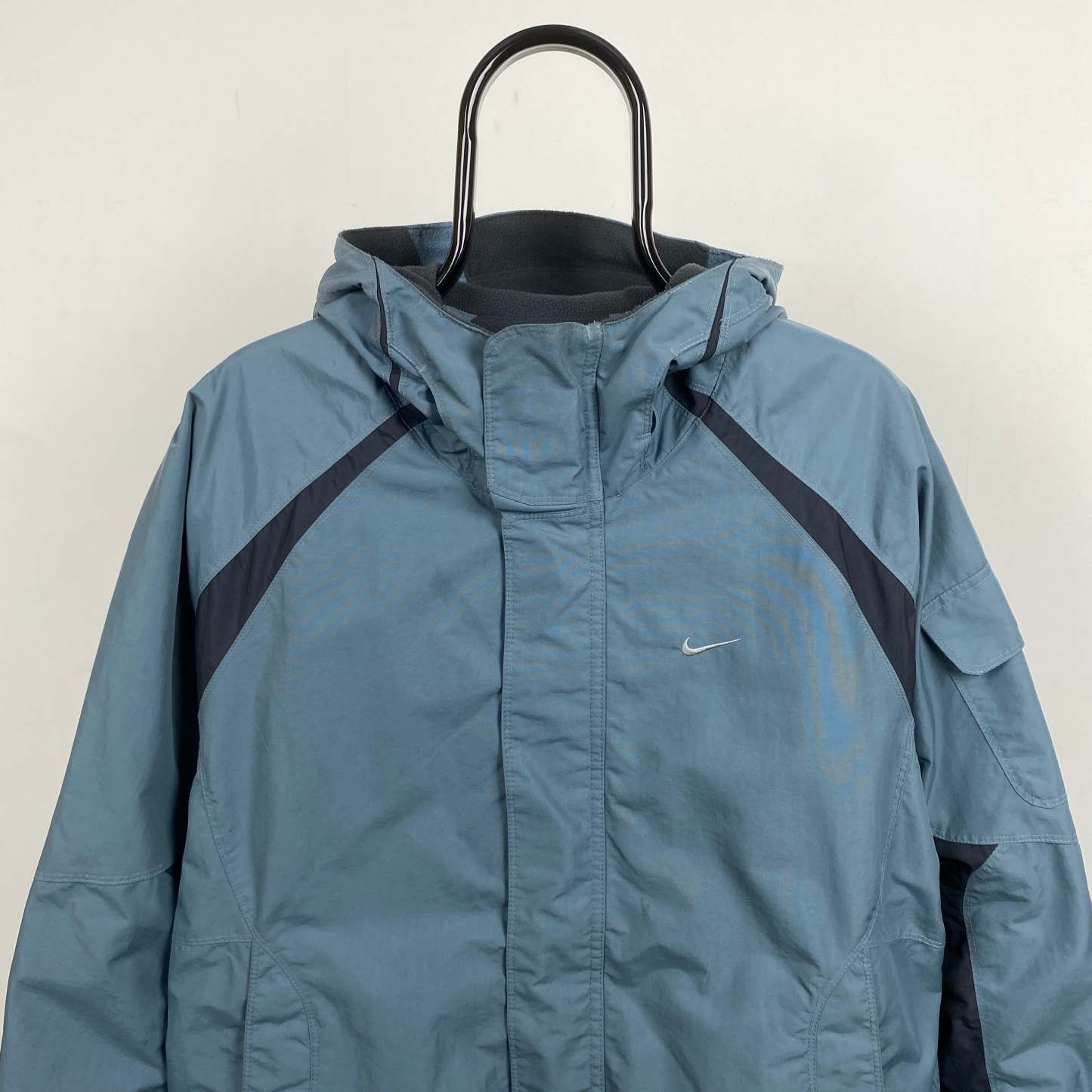 2000'sReversible Fleece Coat Jacket Blue