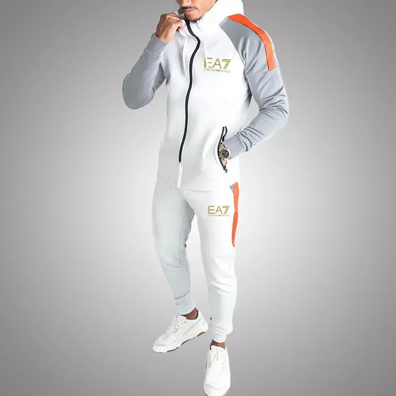 Dwucz??ciowy dres m?ski (kurtka + spodnie)