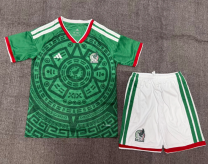 Mexico 2026 home full set kit (Adult and Kids)