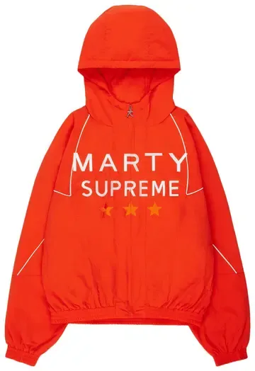 Marty Supreme Nahmias Orange Jacket Size LARGE Timothee Chalamet
