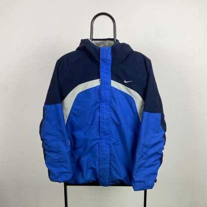 2000'sReversible Fleece Coat Jacket Blue