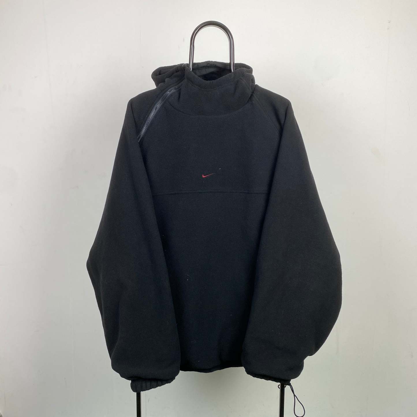 2000'sReversible Sidewinder Fleece Coat Jacket Black