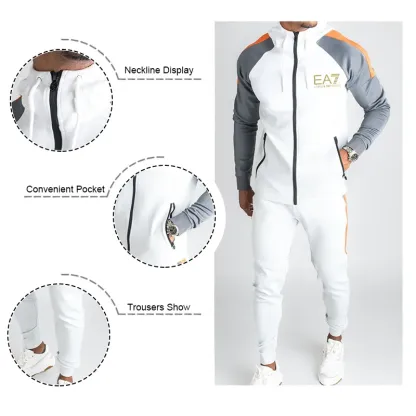 Dwucz??ciowy dres m?ski (kurtka + spodnie)