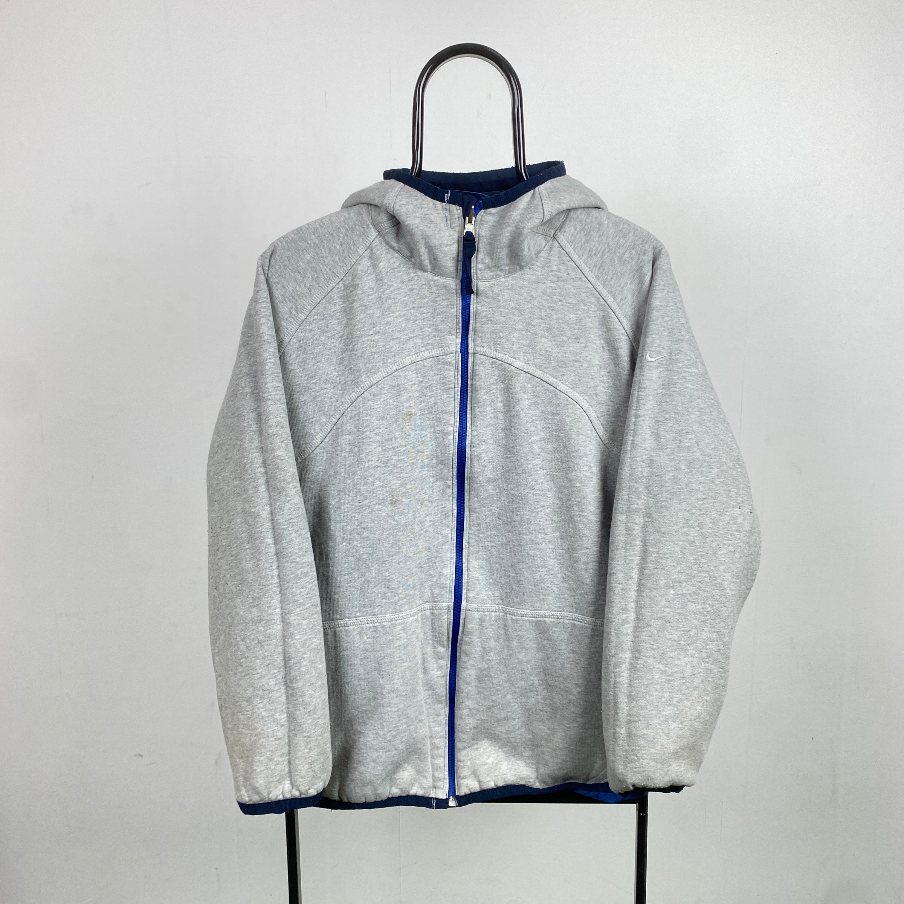 2000'sReversible Fleece Coat Jacket Blue