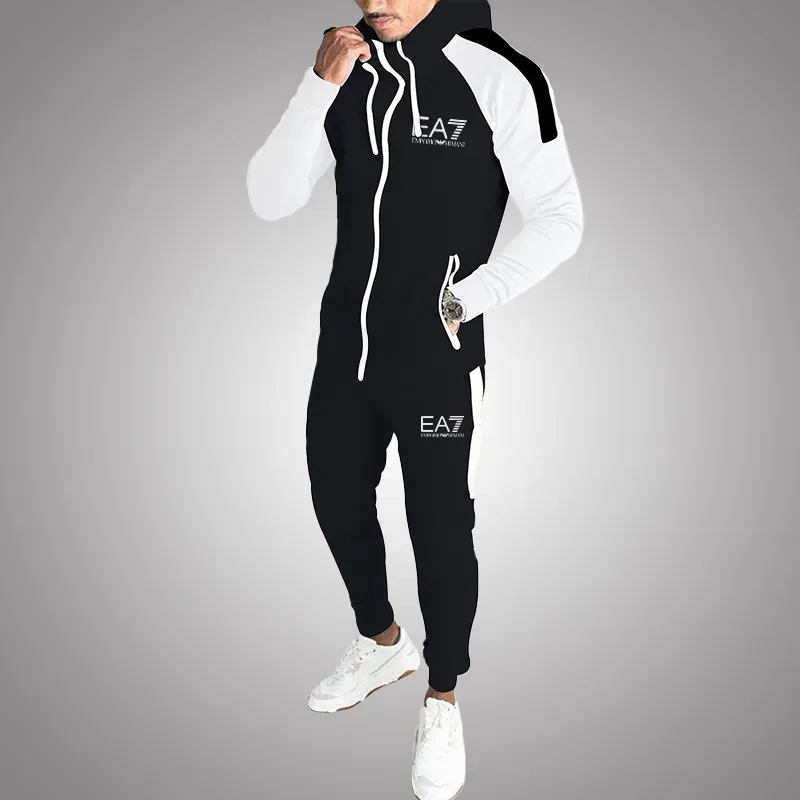 Dwucz??ciowy dres m?ski (kurtka + spodnie)